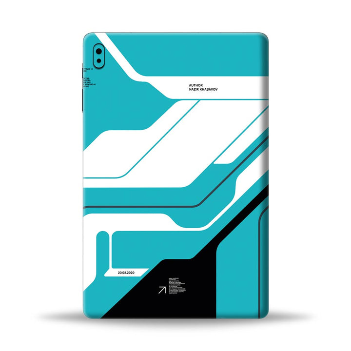 Sci-Fi Wall Sea Green - Tabs Skins