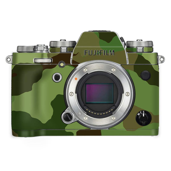 Green Seamless Camo - FujiFilm Camera Skin