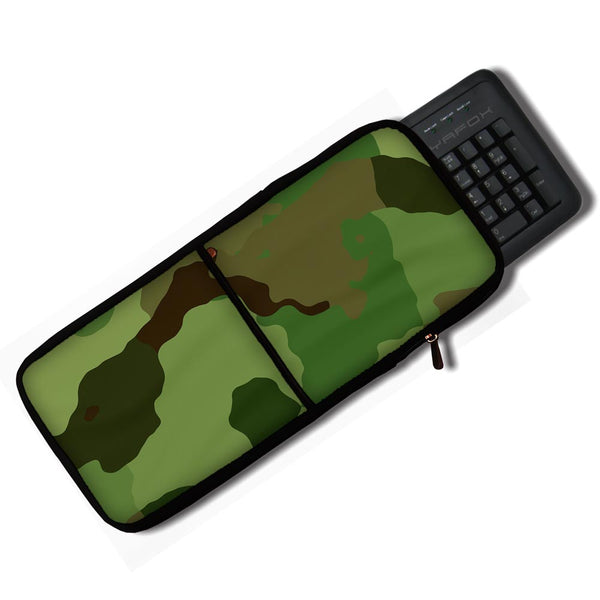 Green Seamless camo - 2in1 Keyboard & Mouse Sleeves