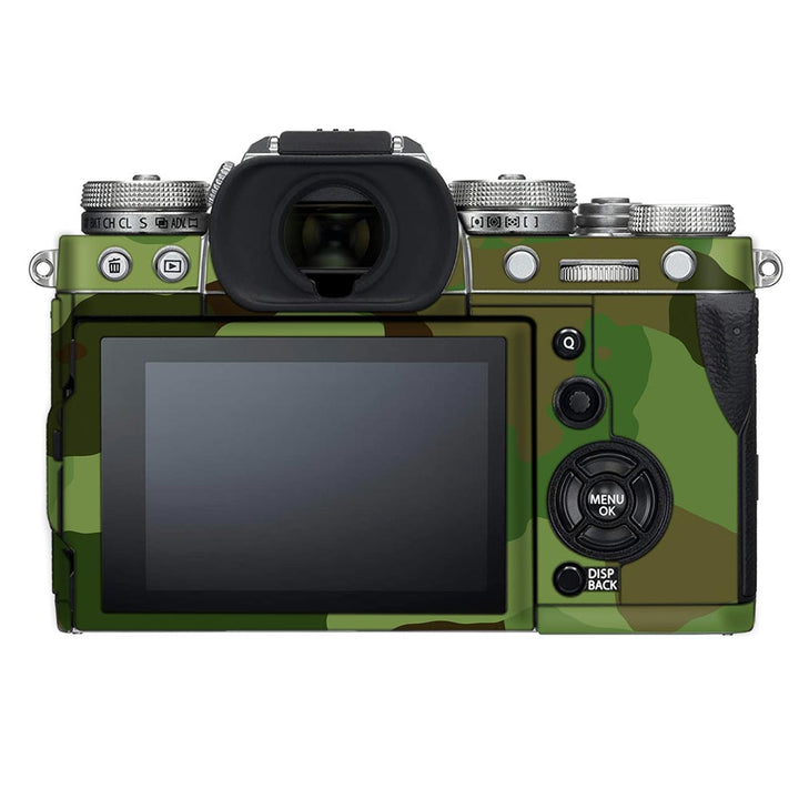 Green Seamless Camo - FujiFilm Camera Skin