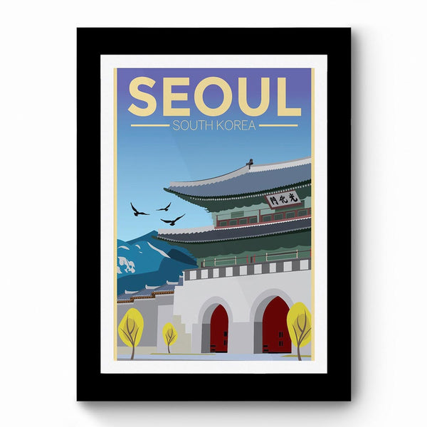 Seoul - Framed Poster
