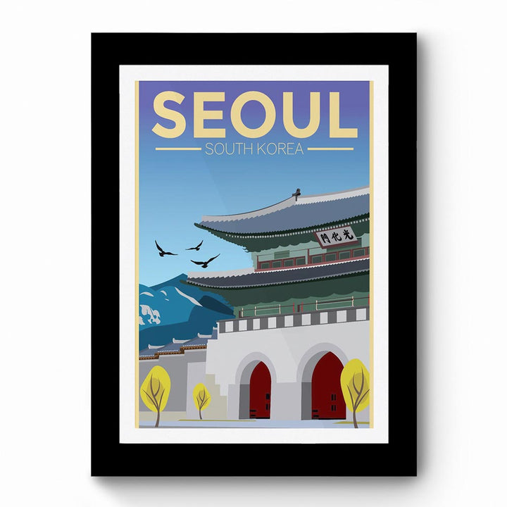 Seoul - Framed Poster