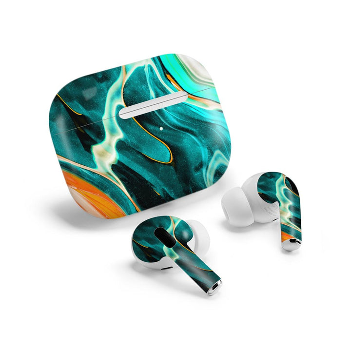 shine airpods pro skin by sleeky india