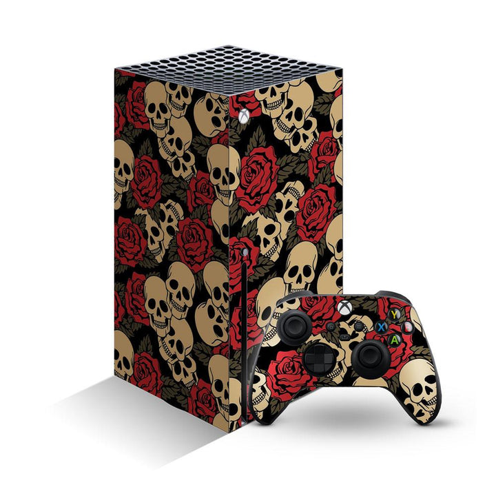 Skull Rose - XBox Series X Console Skins