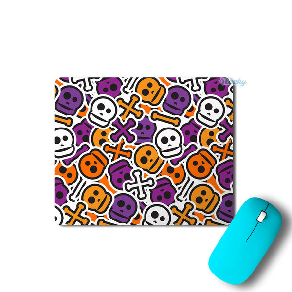 Skull Halloween Pattern - Mousepad