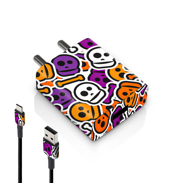 Skull Halloween Pattern - MI 10W & 18W Charger Skin