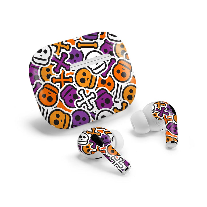 Skull Halloween Pattern - Airpods Pro Skin