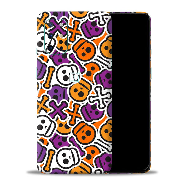 Skull Halloween pattern - Mobile Skin