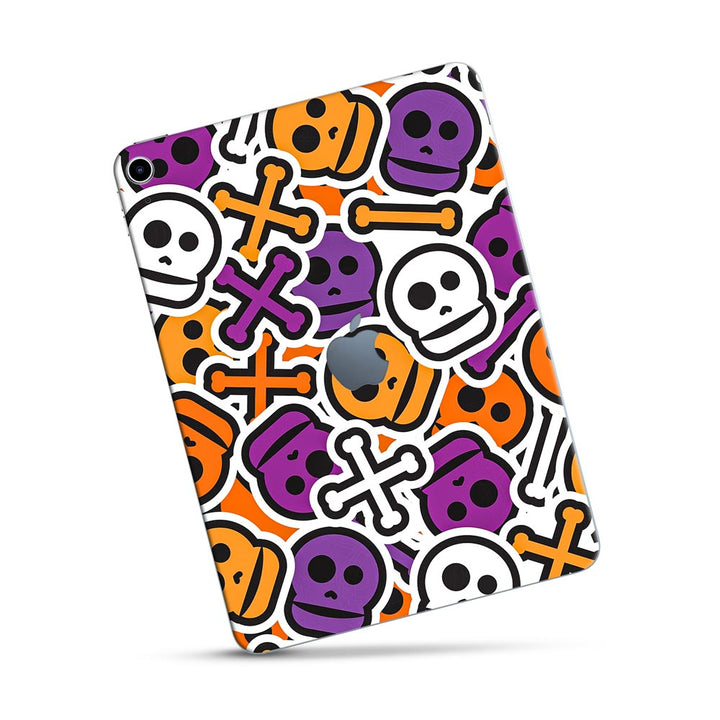 Skull Halloween Pattern - Apple Ipad Skin