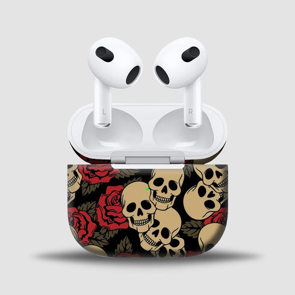 Skull Rose - Skins for AirPods 3 By Sleeky India