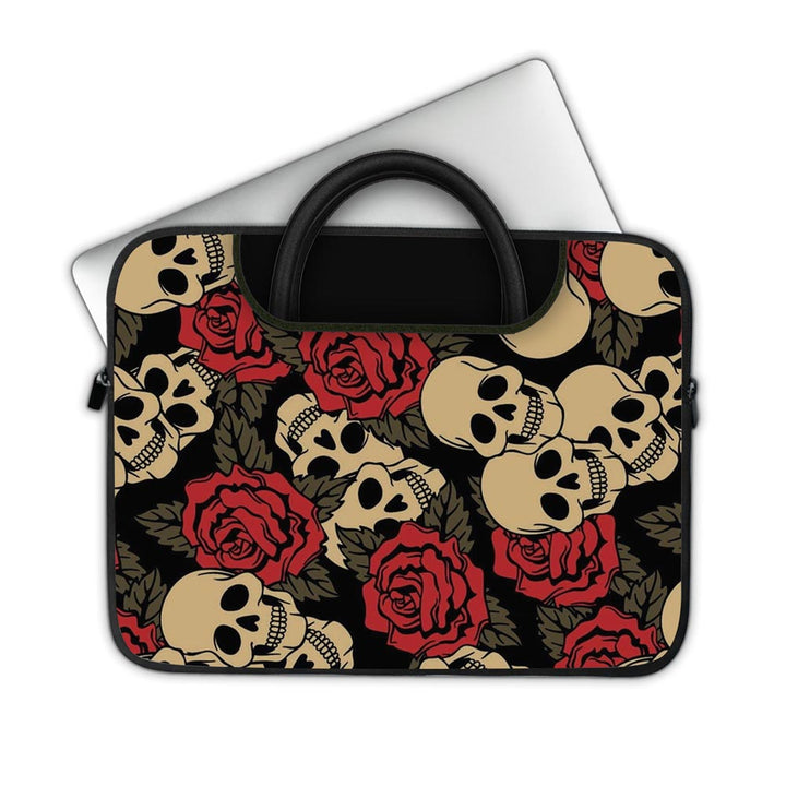 Skull Rose - Pockets Laptop Sleeve