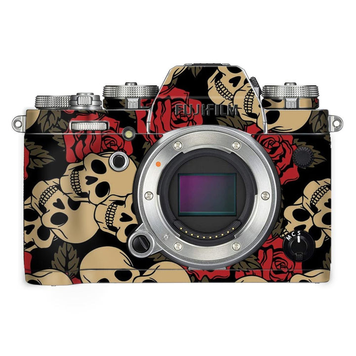 Skull Roses - FujiFilm Camera Skin