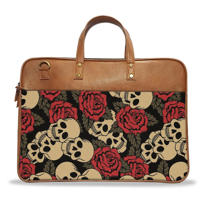 Skull Roses - Premium Laptop Bag