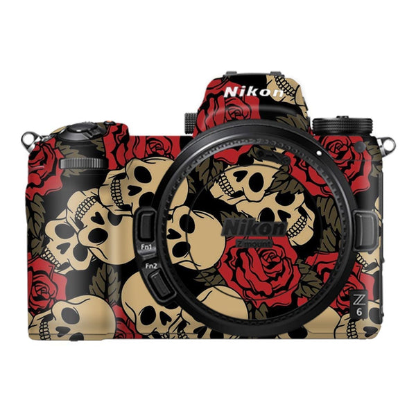 Skull Roses - Nikon Camera Skins