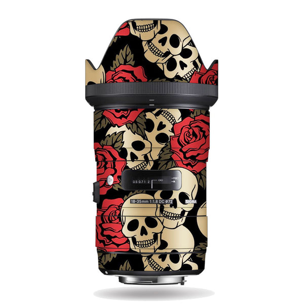Skull Roses - Sigma Lens Skin