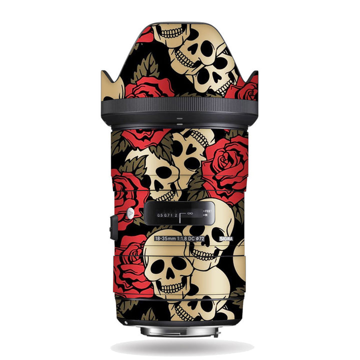 Skull Roses - Sigma Lens Skin