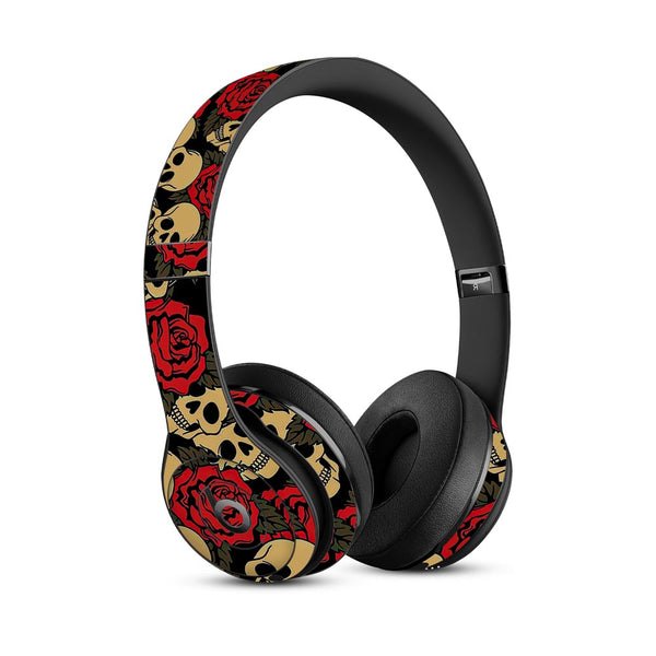 skull roses skin for Beats Solo 3 Headphone by sleeky india