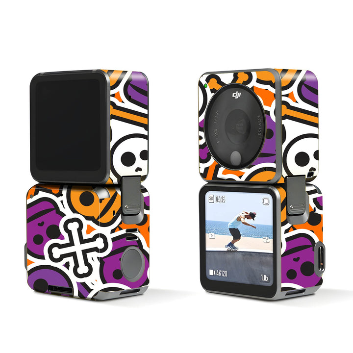 Skull Halloween Pattern Dji Action 2 