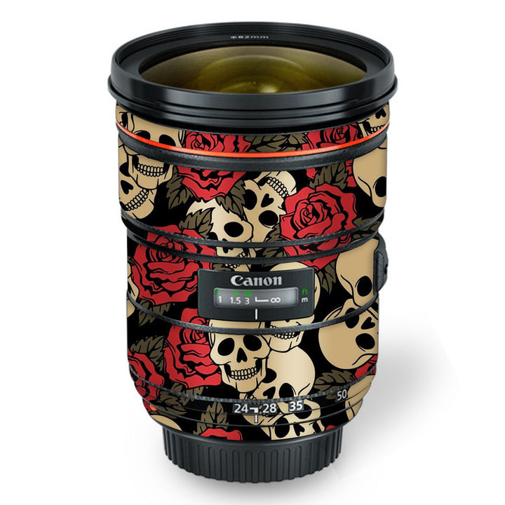 Skull Roses - Canon Lens Skin