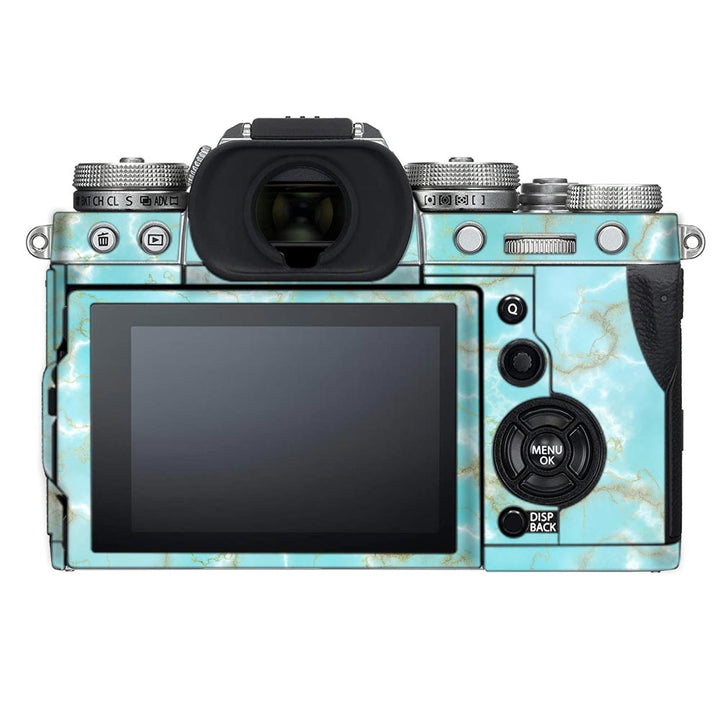 Sky Blue Marble - FujiFilm Camera Skin