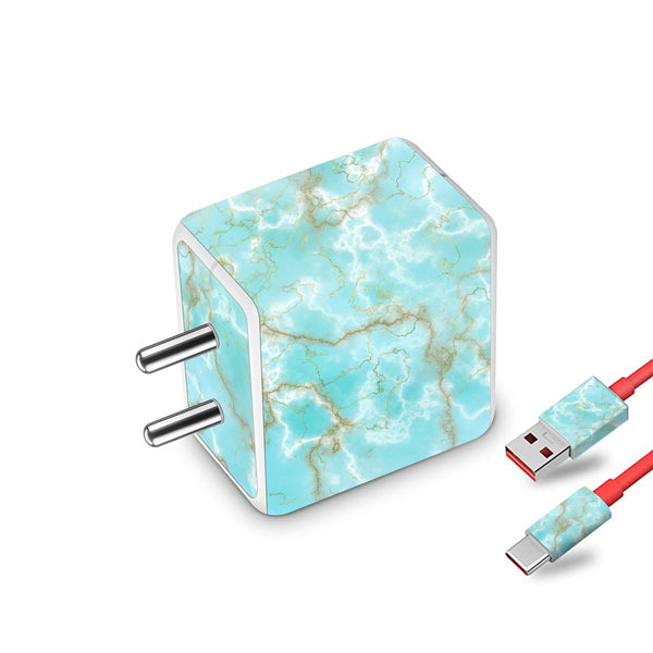 Sky Blue Marble - Oneplus Dash Charger Skin