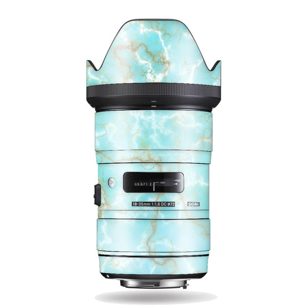 Sky Blue Marble - Sigma Lens Skin