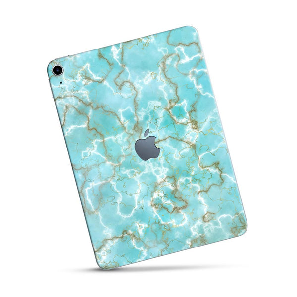 Sky Blue Marble - Apple Ipad Skin