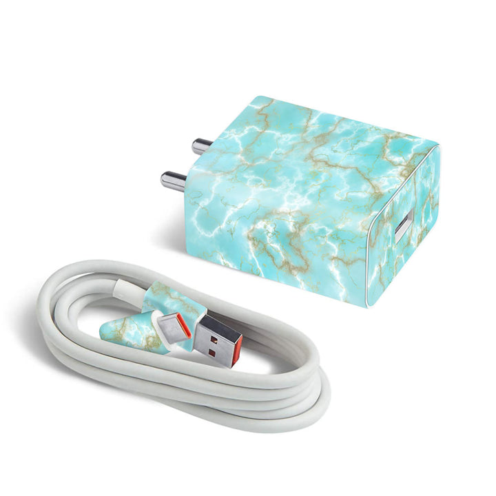 Sky Blue Marble - MI 22.5W & 33W Charger Skin