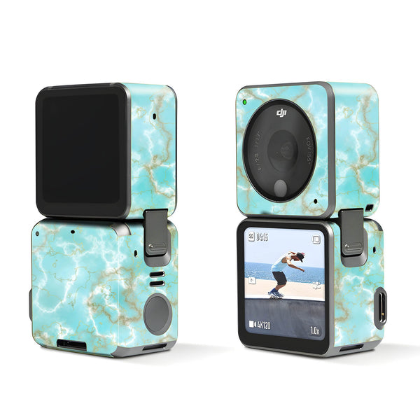 Sky Blue Marble Dji Action 2 