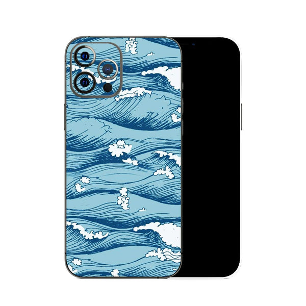 Smear Waves Phone Skin - By Sleeky India