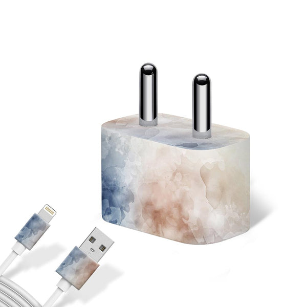 Smoky Glass Blue - Apple charger 5W Skin