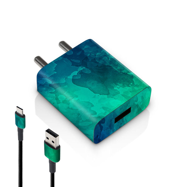 Smoky Glass Green - MI 10W & 18W Charger Skin