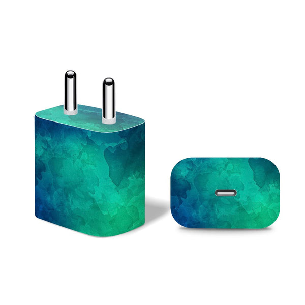 Smoky Glass Green - Apple 20W Charger Skin