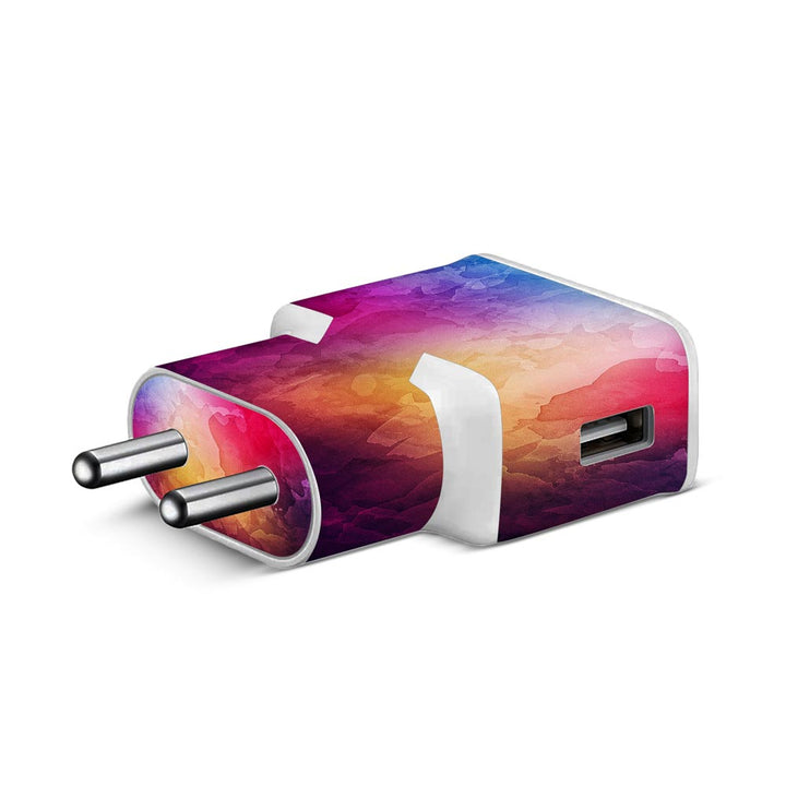 Smoky Glass Rainbow - Samsung S8 Charger Skin