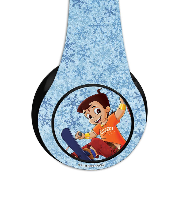 Chota Bheem Skiing - Decibel Wireless On Ear Headphones By Sleeky India, Marvel Headphones, Dc headphones, Anime headphones, Customised headphones 