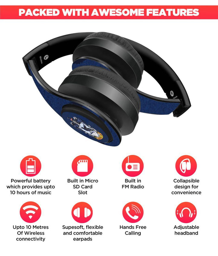 Crest Ravenclaw - Decibel Wireless On Ear Headphones By Sleeky India, Marvel Headphones, Dc headphones, Anime headphones, Customised headphones 