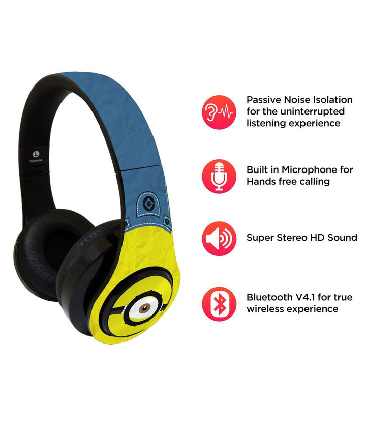 Denim Minion - Decibel Wireless On Ear Headphones By Sleeky India, Marvel Headphones, Dc headphones, Anime headphones, Customised headphones 