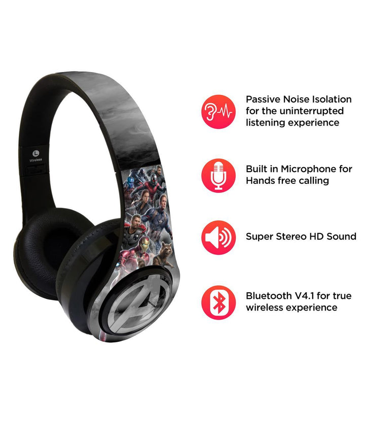 Endgame Greyhound - Decibel Wireless On Ear Headphones By Sleeky India, Marvel Headphones, Dc headphones, Anime headphones, Customised headphones 