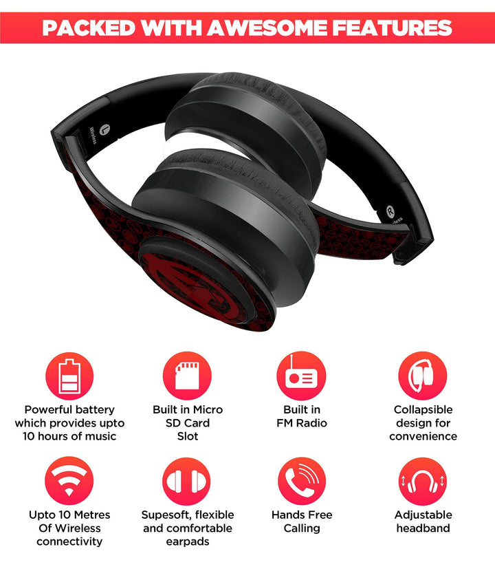 Endgame Icon Logo - Decibel Wireless On Ear Headphones By Sleeky India, Marvel Headphones, Dc headphones, Anime headphones, Customised headphones 