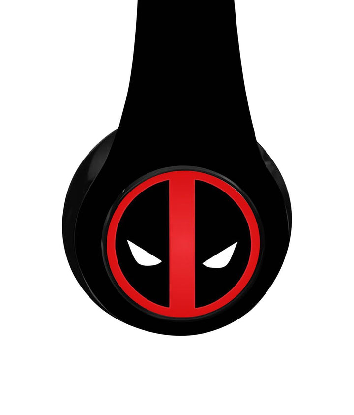 Face Focus Deadpool - Decibel Wireless On Ear Headphones By Sleeky India, Marvel Headphones, Dc headphones, Anime headphones, Customised headphones 