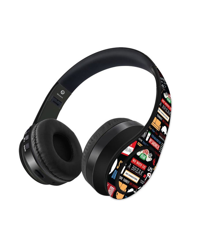 Friends Infographic - Decibel Wireless On Ear Headphones By Sleeky India, Marvel Headphones, Dc headphones, Anime headphones, Customised headphones 