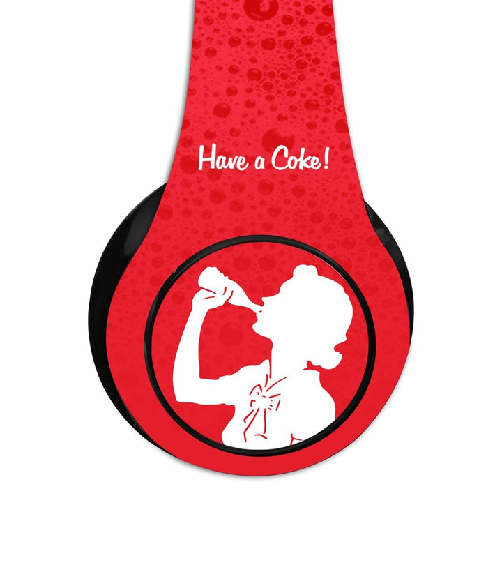 Have a Coke Girl - Decibel Wireless On Ear Headphones By Sleeky India, Marvel Headphones, Dc headphones, Anime headphones, Customised headphones 
