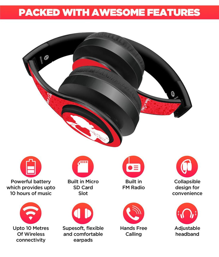 Have a Coke Girl - Decibel Wireless On Ear Headphones By Sleeky India, Marvel Headphones, Dc headphones, Anime headphones, Customised headphones 