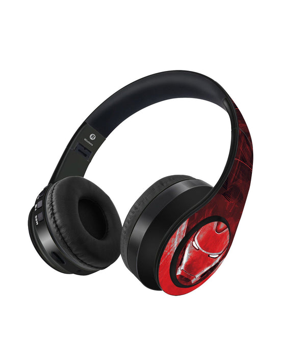 Ironman Brushstrokes - Decibel Wireless On Ear Headphones By Sleeky India, Marvel Headphones, Dc headphones, Anime headphones, Customised headphones 