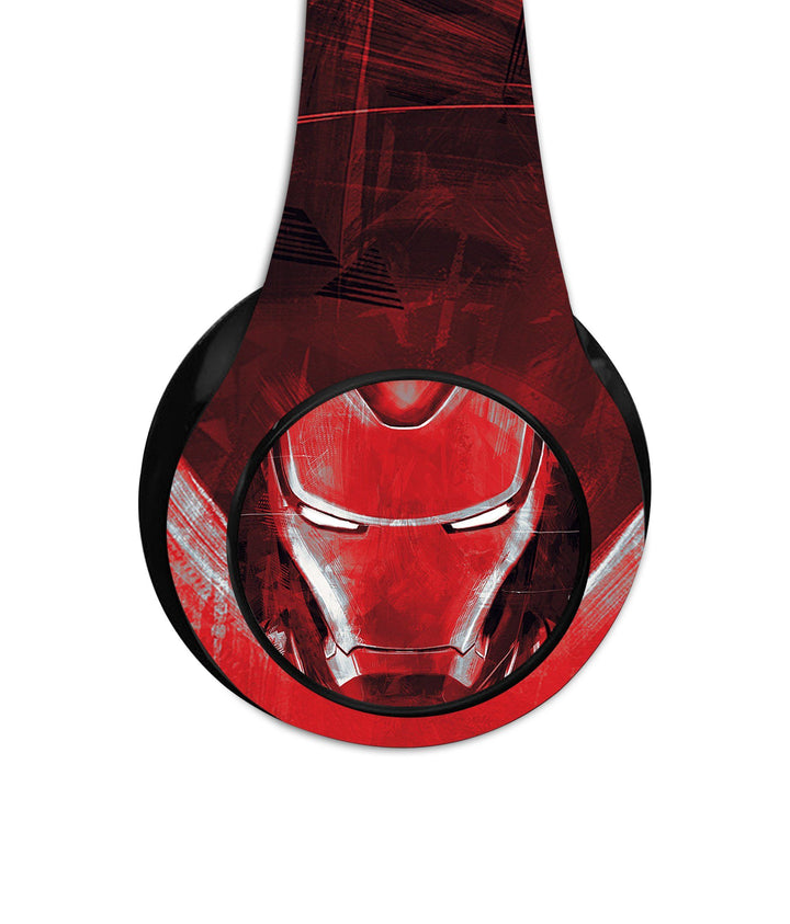 Ironman Brushstrokes - Decibel Wireless On Ear Headphones By Sleeky India, Marvel Headphones, Dc headphones, Anime headphones, Customised headphones 