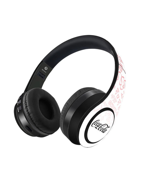 I Speak Coke White - Decibel Wireless On Ear Headphones By Sleeky India, Marvel Headphones, Dc headphones, Anime headphones, Customised headphones 