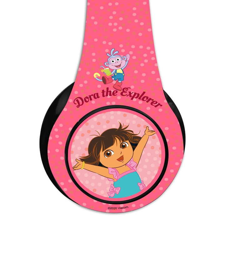 Joyful Dora - Decibel Wireless On Ear Headphones By Sleeky India, Marvel Headphones, Dc headphones, Anime headphones, Customised headphones 