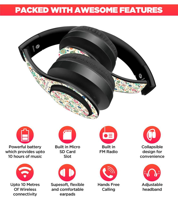 Payal Singhal Ivory Saiba - Decibel Wireless On Ear Headphones By Sleeky India, Marvel Headphones, Dc headphones, Anime headphones, Customised headphones 