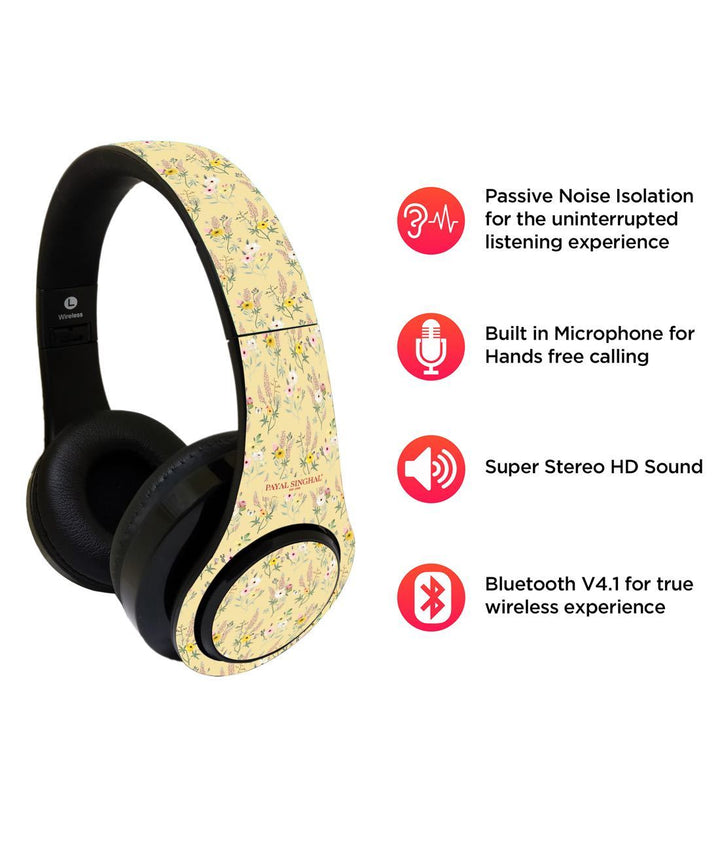 Payal Singhal Lemon Garden - Decibel Wireless On Ear Headphones By Sleeky India, Marvel Headphones, Dc headphones, Anime headphones, Customised headphones 