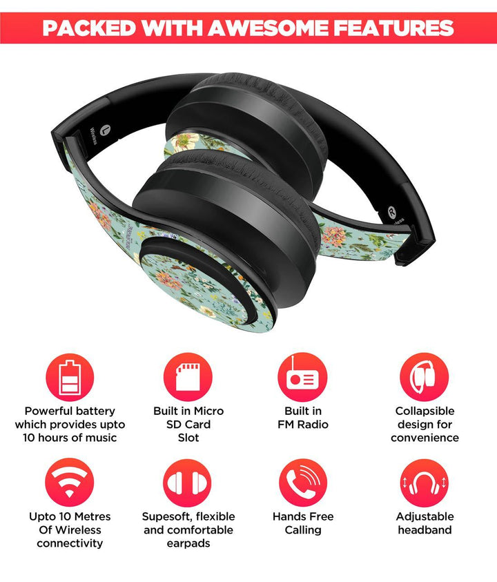 Payal Singhal Titli Aqua - Decibel Wireless On Ear Headphones By Sleeky India, Marvel Headphones, Dc headphones, Anime headphones, Customised headphones 